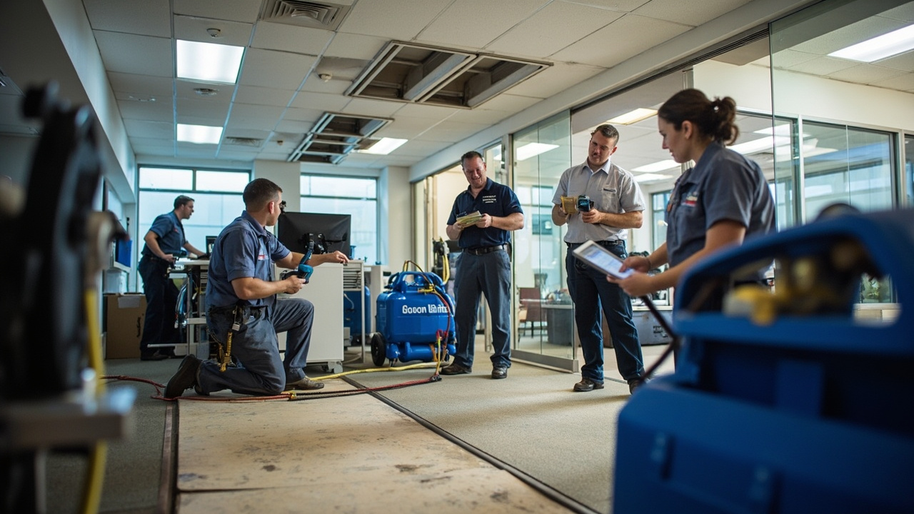 Our Commercial Water Damage Protocol