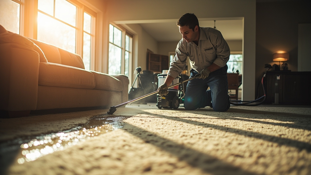 How Professional Carpet Water Extraction Prevents Permanent Damage