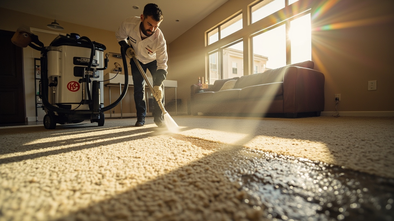 Carpet Water Extraction in San Diego – 24/7 Emergency Response Before Mold Takes Hold