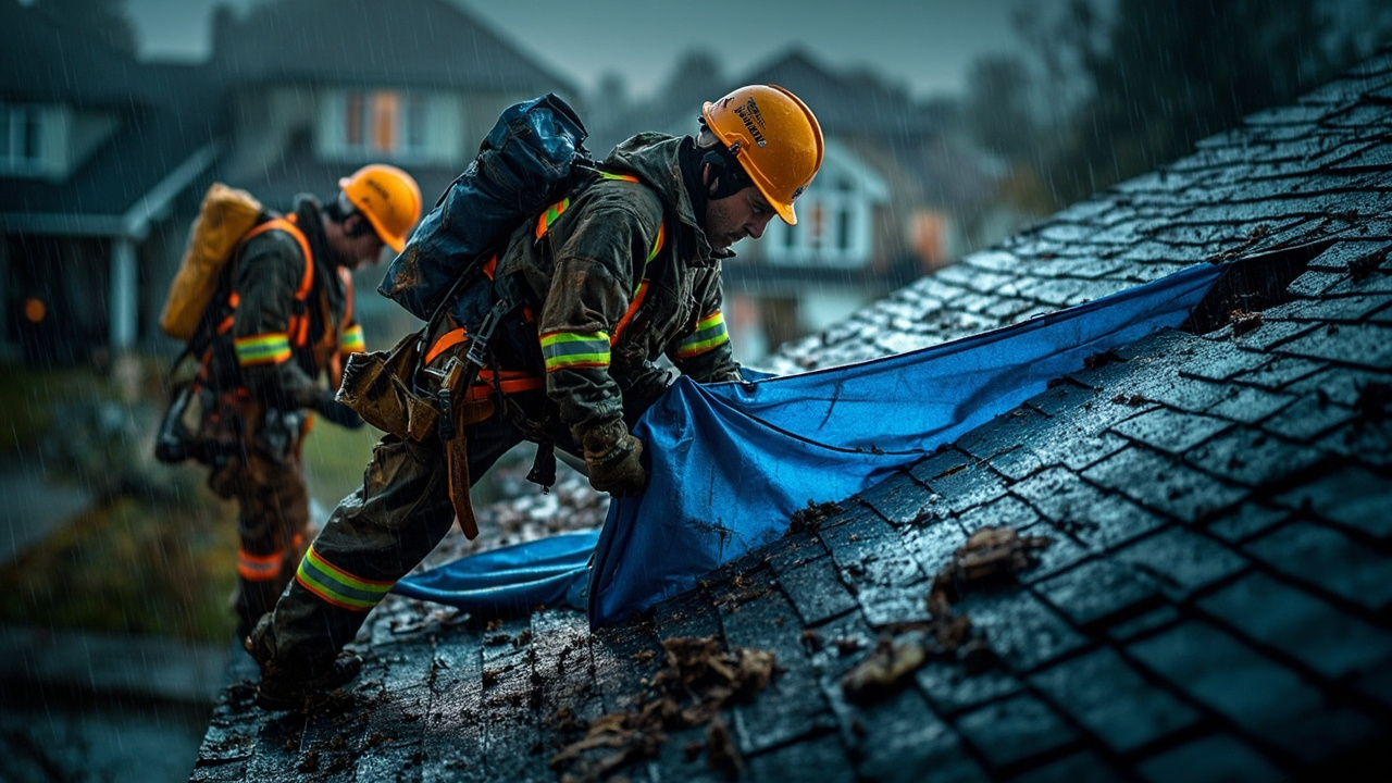 How We Secure Your Roof Against Further Water Intrusion