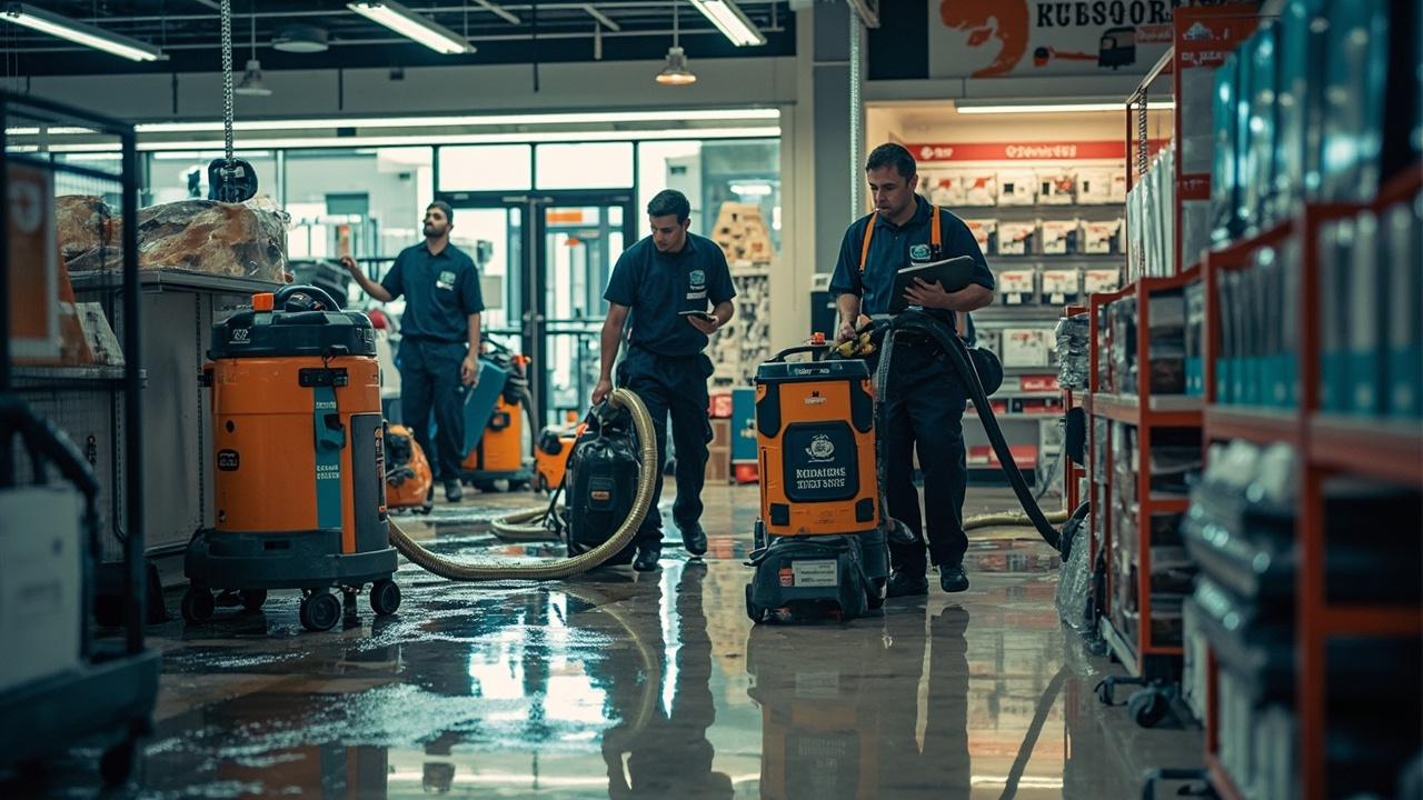 Retail Store Water Cleanup in San Diego – Industrial-Scale Extraction That Minimizes Revenue Loss