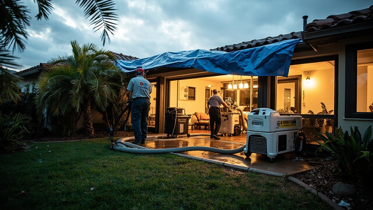 Storm Damage Mitigation in San Diego – Protecting Your Property Before, During, and After Every Storm