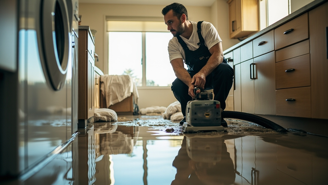 Washing Machine Overflow Cleanup in San Diego – 60-Minute Emergency Response 24/7