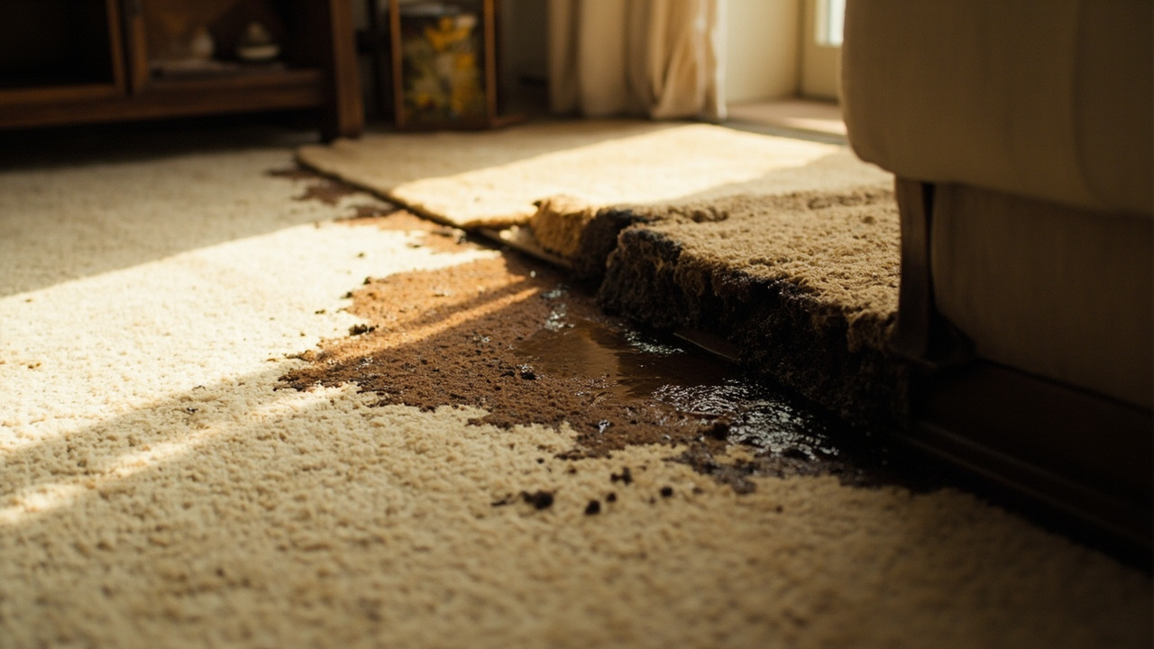 Why Wet Carpet and Padding Is More Than a Surface Problem in San Diego
