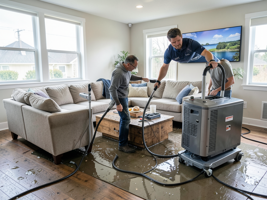 24 hour flood cleanup and restoration in Oceanside