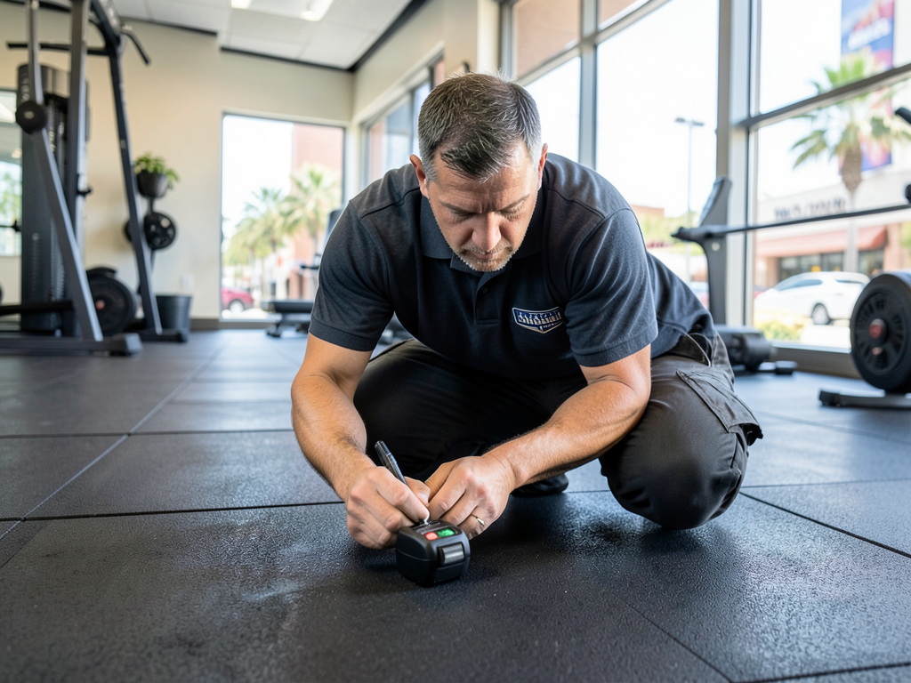 Cleaning and Saving Your Home Gym Floor After a Water Leak in Downtown San Diego