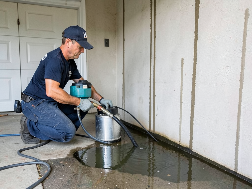 Dealing with otay mesa garage flooding after a hea
