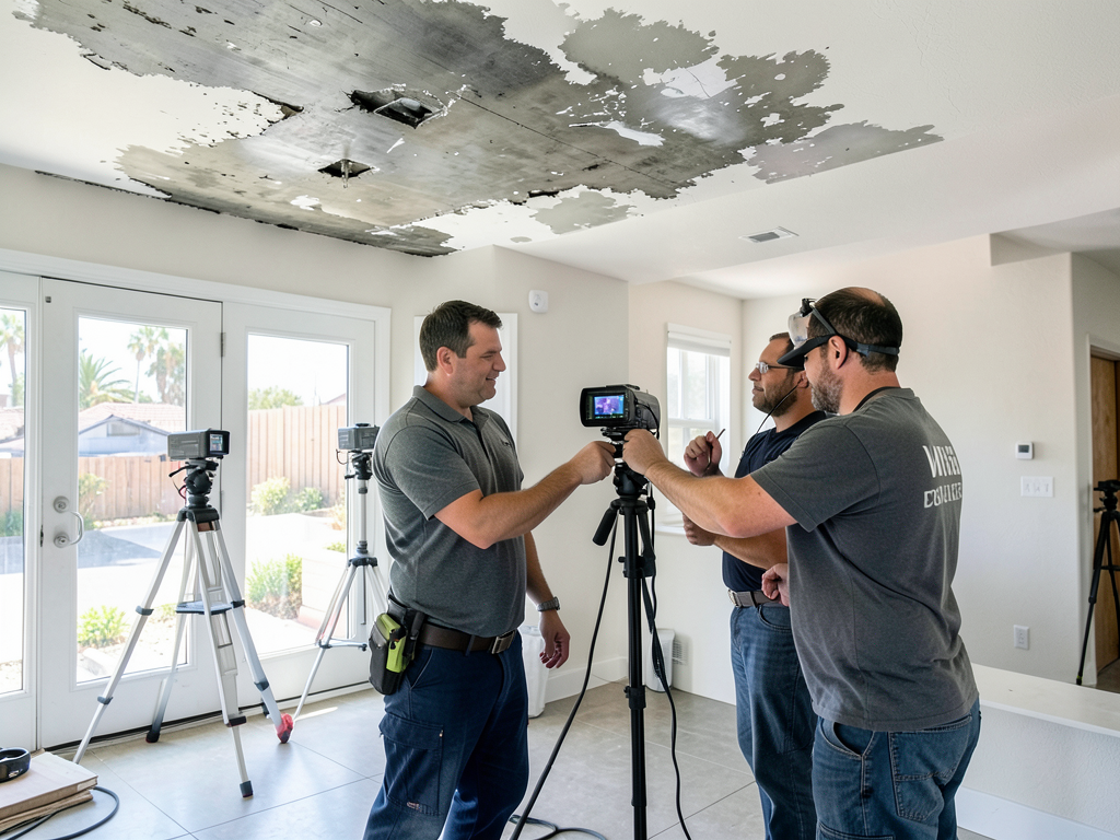 How mira mesa homeowners can fix ceiling water dam