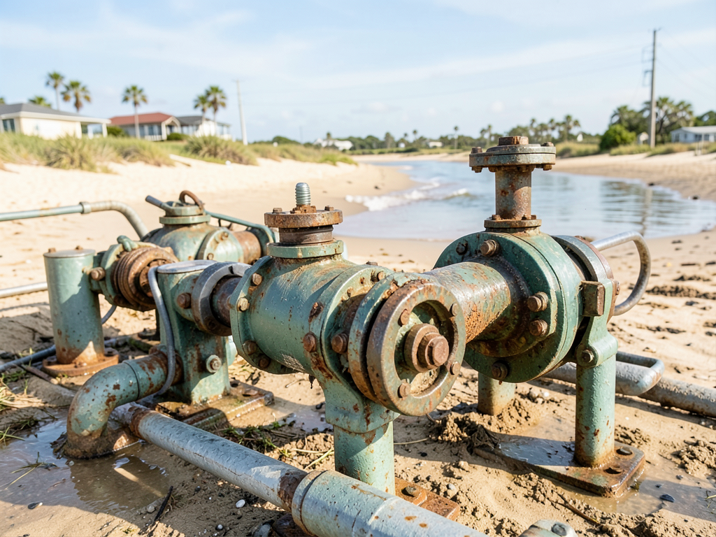 How to fix saltwater damage in imperial beach home