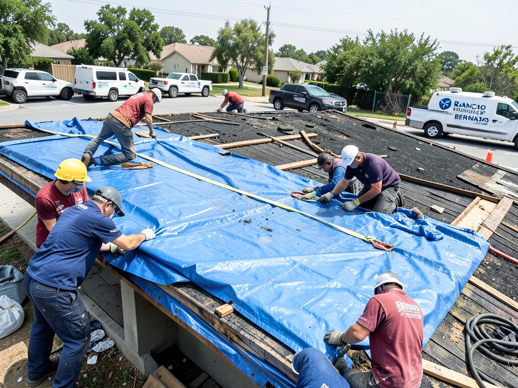 Recovering from storm damage in Rancho Bernardo